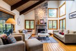 5 bedroom Skaket Beach contemporary with vaulted ceilings and beautiful woodwork